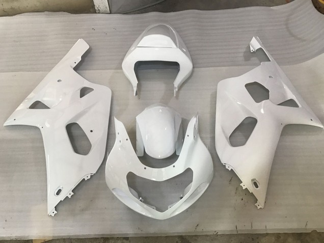 Weiß 2001-2003 Suzuki GSXR 600-750 Motorrad Verkleidung Weiß 2001-2003 Suzuki GSXR 600-750 Motorrad Verkleidung