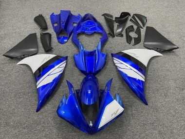 Weiß & Blau Glänzend 2009-2011 Yamaha R1 Motorrad Verkleidung