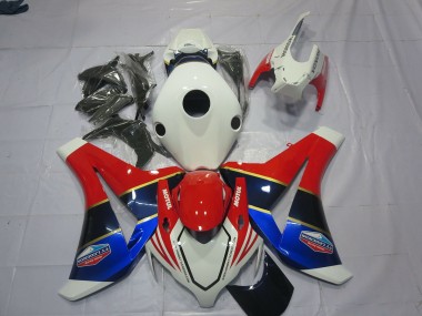 Weiß Blau & Rot 2008-2011 Honda CBR1000RR Motorrad Verkleidung