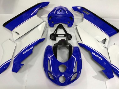 Weiß Blau & Schwarz 2003-2004 Ducati 749 999 Motorrad Verkleidung