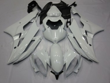 Weiß Glanz 2006-2007 Yamaha R6 Motorrad Verkleidung
