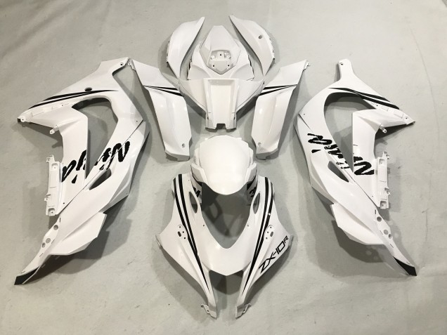 Weiß Ninja 2016-2019 Kawasaki ZX10R Motorrad Verkleidung Weiß Ninja 2016-2019 Kawasaki ZX10R Motorrad Verkleidung
