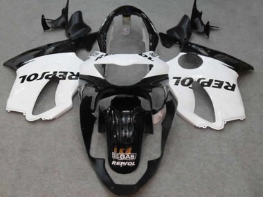 Weiß Repsol 1999-2000 Honda CBR600 F4 Motorrad Verkleidung