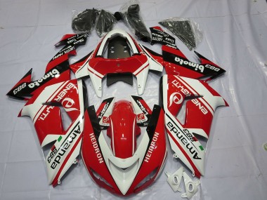 Weiß Rot 2006-2007 Kawasaki ZX10R Motorrad Verkleidung
