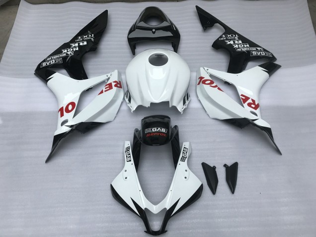Weiß & Rot Glänzend Repsol 2007-2008 Honda CBR600RR Motorrad Verkleidung Weiß & Rot Glänzend Repsol 2007-2008 Honda CBR600RR Motorrad Verkleidung