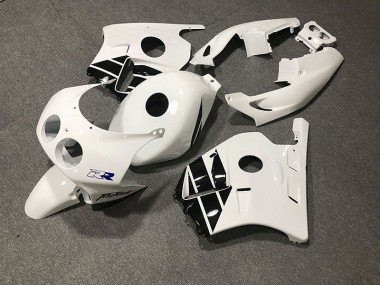 Weiß Schwarz 1990-1998 Honda CBR250RR Motorrad Verkleidung