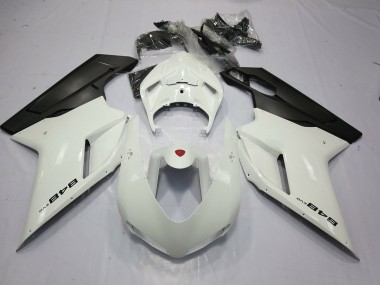 Weiß & Schwarz 848 2007-2014 Ducati 848 1098 1198 Motorrad Verkleidung