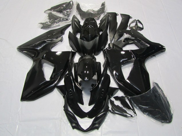Weiß Schwarz & Blau 2009-2016 Suzuki GSXR 1000 Motorrad Verkleidung