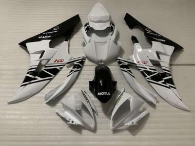 Weiß Schwarz Design 2006-2007 Yamaha R6 Motorrad Verkleidung