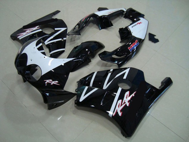 Weiß Schwarz HRC 1990-1998 Honda CBR250RR Motorrad Verkleidung Weiß Schwarz HRC 1990-1998 Honda CBR250RR Motorrad Verkleidung