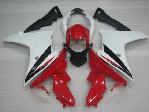 Weiß Schwarz & Rot 2011-2012 Honda CBR600F Motorrad Verkleidung Weiß Schwarz & Rot 2011-2012 Honda CBR600F Motorrad Verkleidung