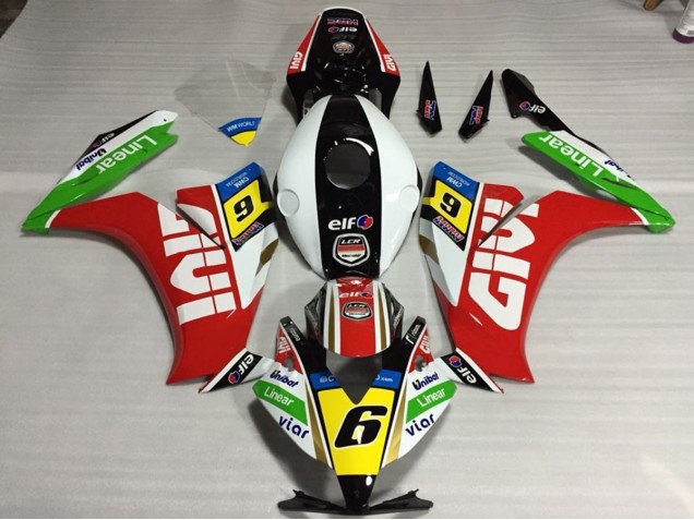 6 Givi Rot 2012-2016 Honda CBR1000RR Motorrad Verkleidung 6 Givi Rot 2012-2016 Honda CBR1000RR Motorrad Verkleidung