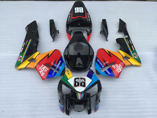 86 Schwarz & Rot 2005-2006 Honda CBR600RR Motorrad Verkleidung 86 Schwarz & Rot 2005-2006 Honda CBR600RR Motorrad Verkleidung