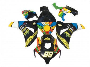 99 Mehrfarbig 2008-2011 Honda CBR1000RR Motorrad Verkleidung
