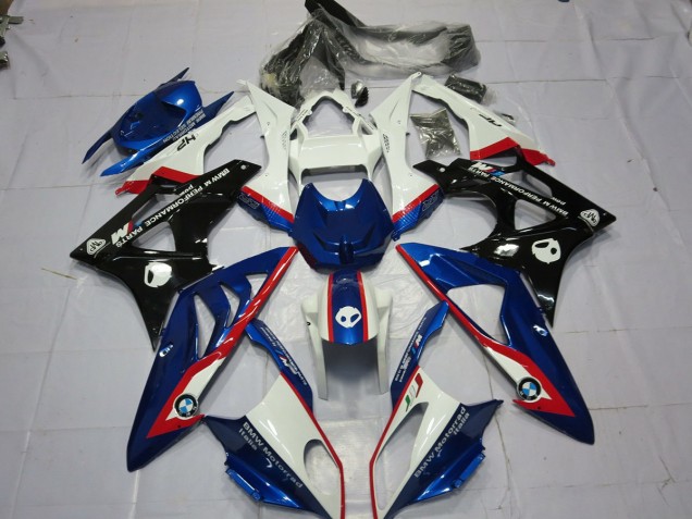 Alien Blau & Weiß 2009-2014 BMW S1000RR Motorrad Verkleidung Alien Blau & Weiß 2009-2014 BMW S1000RR Motorrad Verkleidung