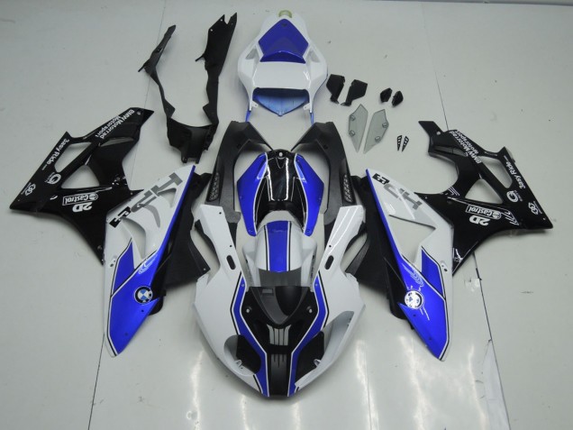 Alien Blau & Weiß 2009-2014 BMW S1000RR Motorrad Verkleidung Alien Blau & Weiß 2009-2014 BMW S1000RR Motorrad Verkleidung