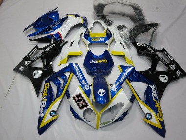 Alien Blau & Weiß 2009-2014 BMW S1000RR Motorrad Verkleidung