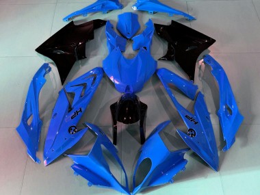 Alien Blau & Weiß 2009-2014 BMW S1000RR Motorrad Verkleidung
