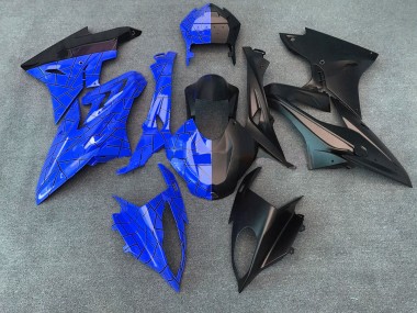 Alien Blau & Weiß 2009-2014 BMW S1000RR Motorrad Verkleidung