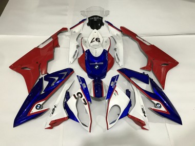 Alien Blau & Weiß 2009-2014 BMW S1000RR Motorrad Verkleidung