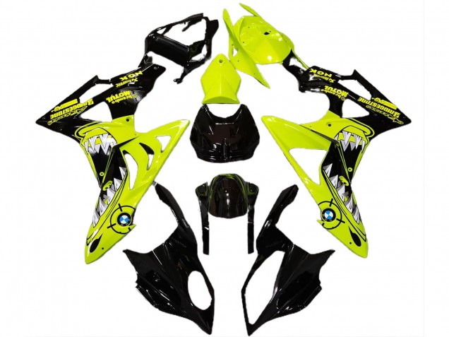 Alien Blau & Weiß 2009-2014 BMW S1000RR Motorrad Verkleidung Alien Blau & Weiß 2009-2014 BMW S1000RR Motorrad Verkleidung