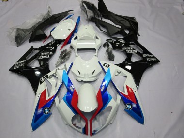 Alien Blau & Weiß 2009-2014 BMW S1000RR Motorrad Verkleidung