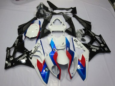 Alien Blau & Weiß 2009-2014 BMW S1000RR Motorrad Verkleidung