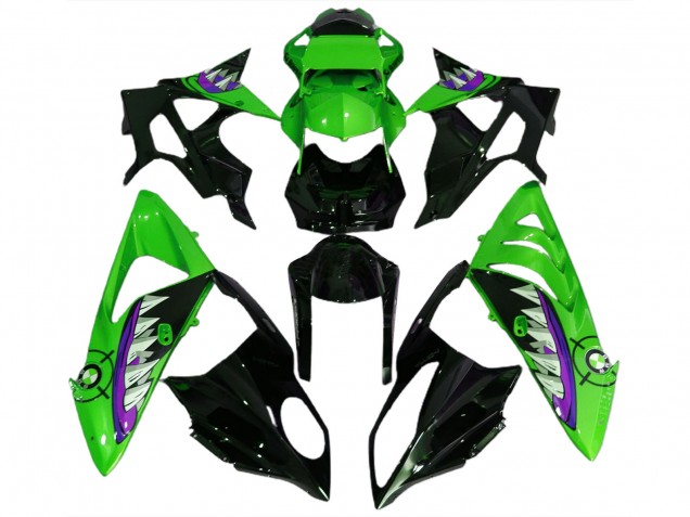 Alien Blau & Weiß 2009-2014 BMW S1000RR Motorrad Verkleidung Alien Blau & Weiß 2009-2014 BMW S1000RR Motorrad Verkleidung