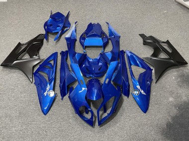 Alien Blau & Weiß 2009-2014 BMW S1000RR Motorrad Verkleidung