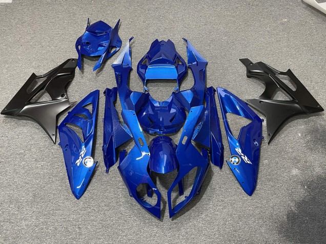 Alien Blau & Weiß 2009-2014 BMW S1000RR Motorrad Verkleidung Alien Blau & Weiß 2009-2014 BMW S1000RR Motorrad Verkleidung