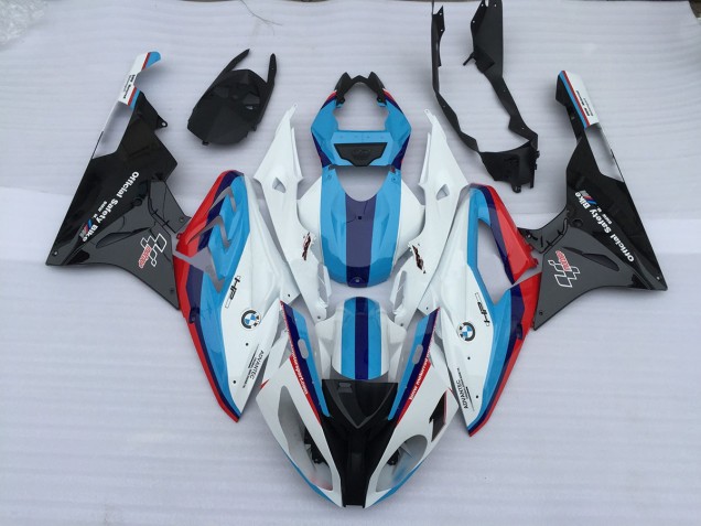 Alien Blau & Weiß 2009-2014 BMW S1000RR Motorrad Verkleidung Alien Blau & Weiß 2009-2014 BMW S1000RR Motorrad Verkleidung