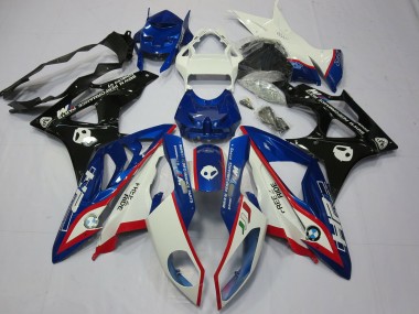 Alien Blau & Weiß 2009-2014 BMW S1000RR Motorrad Verkleidung