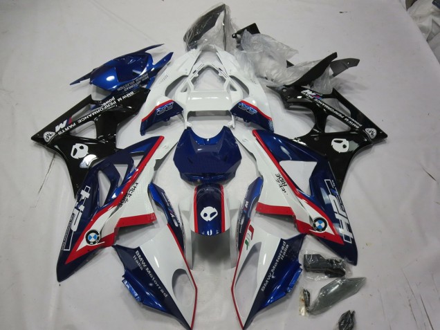 Alien Blau & Weiß 2009-2014 BMW S1000RR Motorrad Verkleidung Alien Blau & Weiß 2009-2014 BMW S1000RR Motorrad Verkleidung
