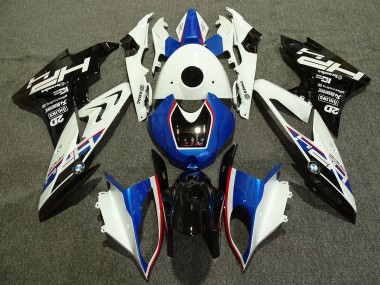Alien Blau & Weiß 2009-2014 BMW S1000RR Motorrad Verkleidung