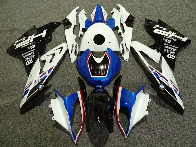 Alien Blau & Weiß 2009-2014 BMW S1000RR Motorrad Verkleidung Alien Blau & Weiß 2009-2014 BMW S1000RR Motorrad Verkleidung