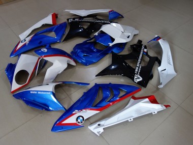 Alien Blau & Weiß 2009-2014 BMW S1000RR Motorrad Verkleidung
