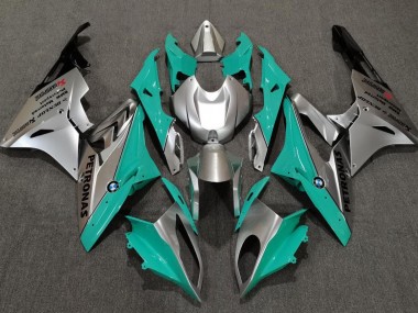 Alien Blau & Weiß 2009-2014 BMW S1000RR Motorrad Verkleidung