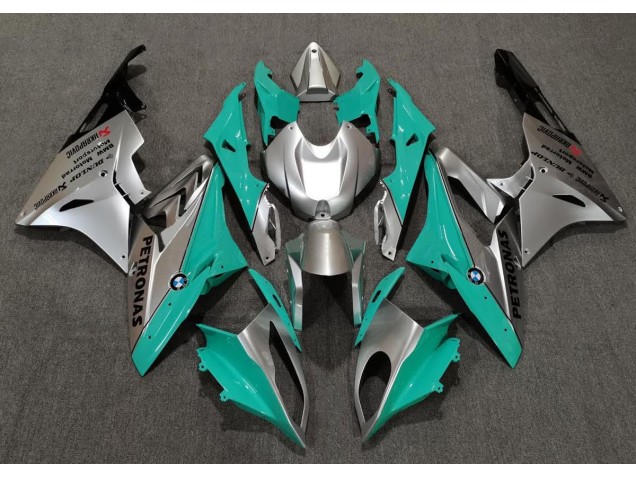 Alien Blau & Weiß 2009-2014 BMW S1000RR Motorrad Verkleidung Alien Blau & Weiß 2009-2014 BMW S1000RR Motorrad Verkleidung