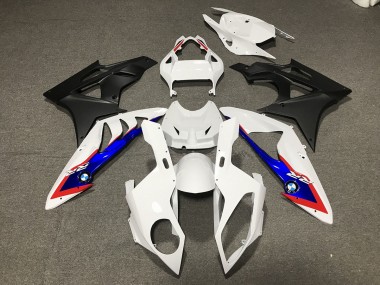 Alien Blau & Weiß 2009-2014 BMW S1000RR Motorrad Verkleidung