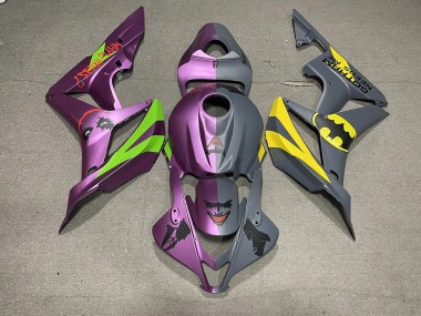 Bat Man Vs Joker Matt 2007-2008 Honda CBR600RR Motorrad Verkleidung