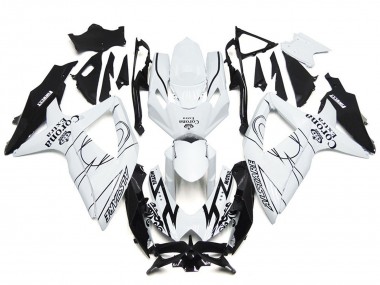 Benutzerdefiniert Corona Spezial Mit Weiß 2008-2010 Suzuki GSXR 600-750 Motorrad Verkleidung