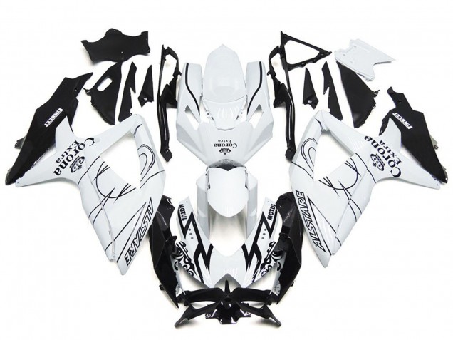 Benutzerdefiniert Corona Spezial Mit Weiß 2008-2010 Suzuki GSXR 600-750 Motorrad Verkleidung Benutzerdefiniert Corona Spezial Mit Weiß 2008-2010 Suzuki GSXR 600-750 Motorrad Verkleidung