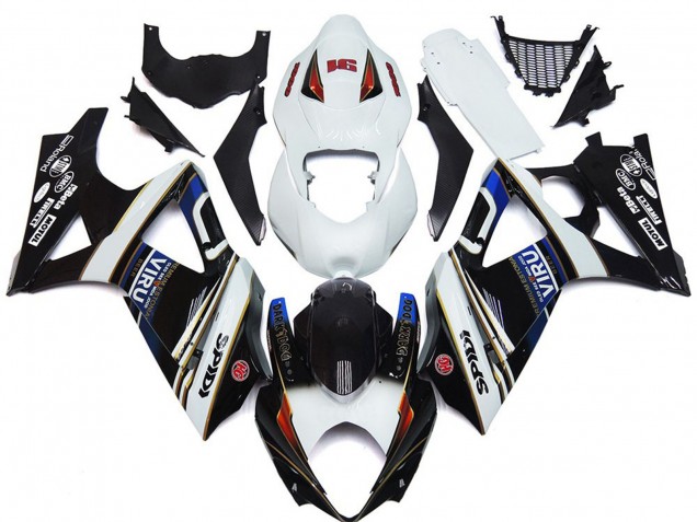 Benutzerdefiniert VIRU Stil 2007-2008 Suzuki GSXR 1000 Motorrad Verkleidung Benutzerdefiniert VIRU Stil 2007-2008 Suzuki GSXR 1000 Motorrad Verkleidung