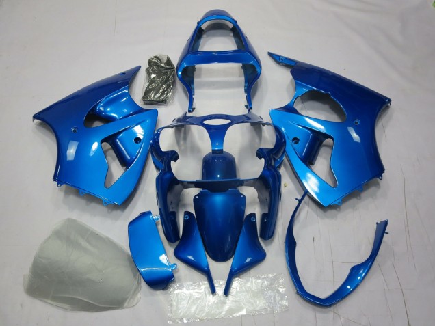 Blau 2000-2002 Kawasaki ZX6R Motorrad Verkleidung Blau 2000-2002 Kawasaki ZX6R Motorrad Verkleidung