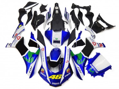 Blau & Weiß 46 2015-2019 Yamaha R1 Motorrad Verkleidung
