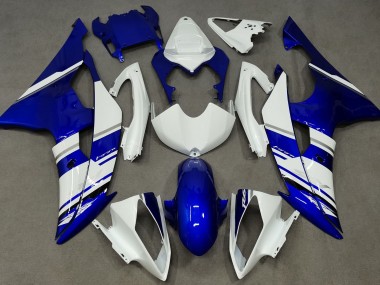 Blau & Weiß Benutzerdefiniert OEM Stil 2008-2016 Yamaha R6 Motorrad Verkleidung