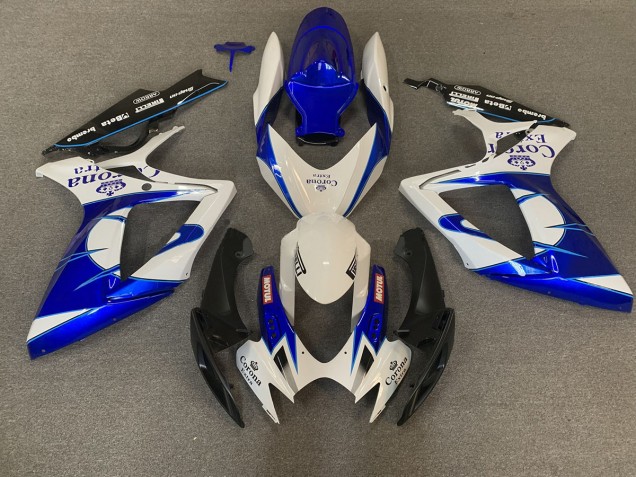 Blau Corona 2006-2007 Suzuki GSXR 600-750 Motorrad Verkleidung Blau Corona 2006-2007 Suzuki GSXR 600-750 Motorrad Verkleidung
