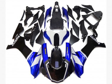 Blau & Weiß Custom Stil 2015-2019 Yamaha R1 Motorrad Verkleidung
