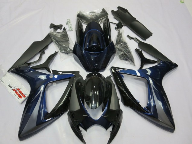 Blau & Grau 2006-2007 Suzuki GSXR 600-750 Motorrad Verkleidung Blau & Grau 2006-2007 Suzuki GSXR 600-750 Motorrad Verkleidung