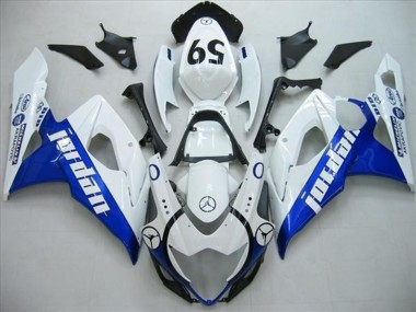 Blau Jordan 2005-2006 Suzuki GSXR 1000 Motorrad Verkleidung